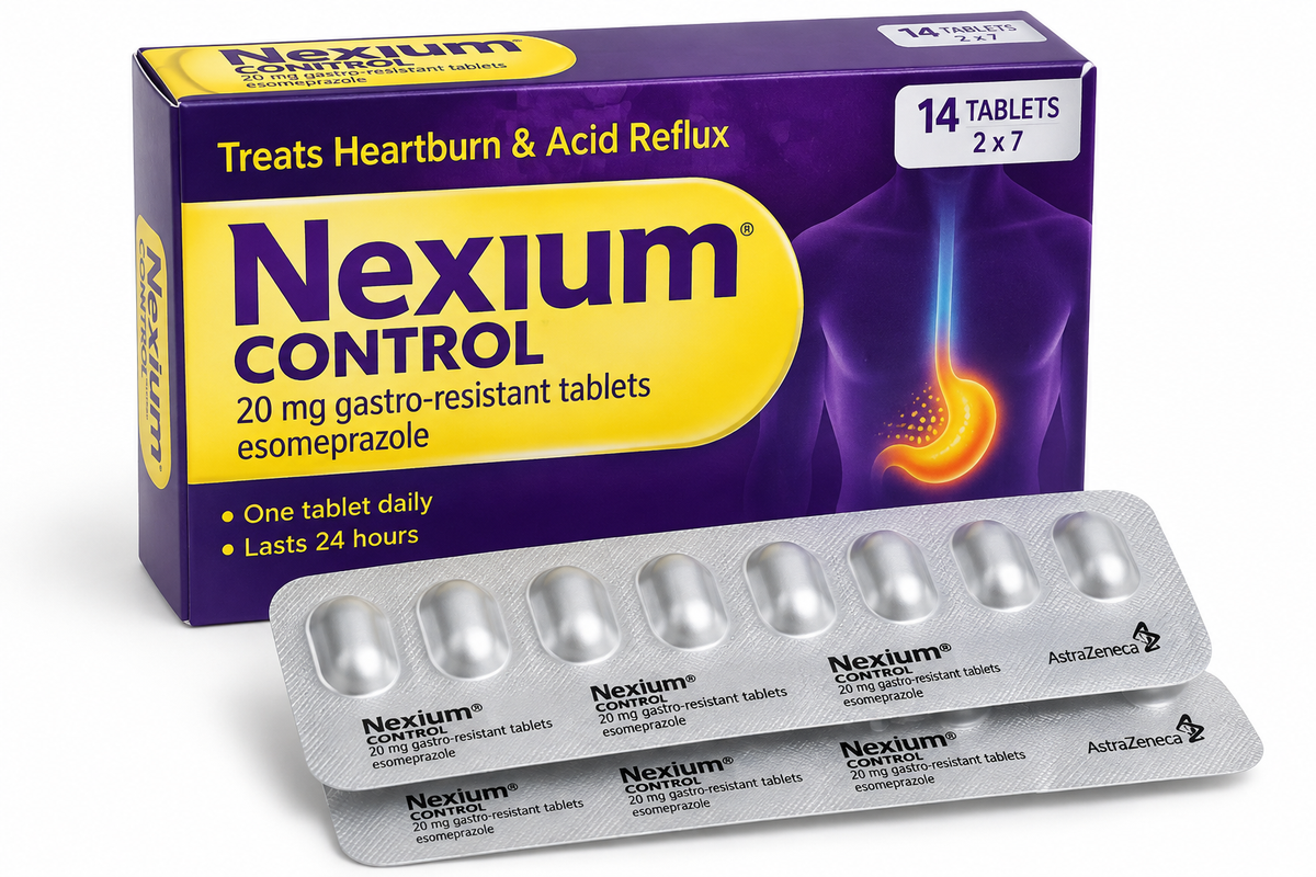 Nexium Control 20 mg – 7 compresse gastroresistenti